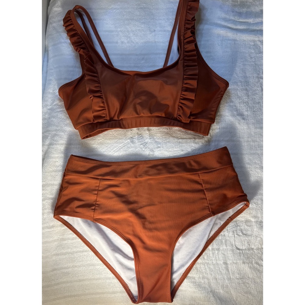 Women's Shein Frill Bikini Set Size OXL‎